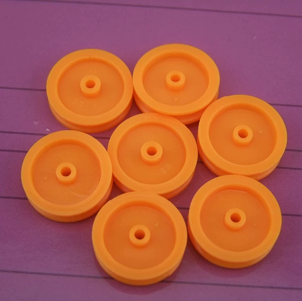 Plastic gears, belt with gears, science and technology, handmade