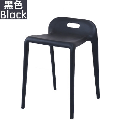 Hogar personalizado colorido plástico comedor silla zapatos casuales cambio café restaurante apilados protección del medio ambiente silla zapatos cambio taburete