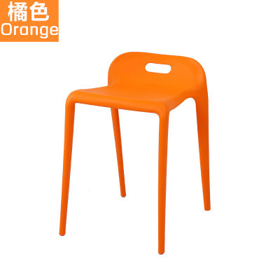 Hogar personalizado colorido plástico comedor silla zapatos casuales cambio café restaurante apilados protección del medio ambiente silla zapatos cambio taburete