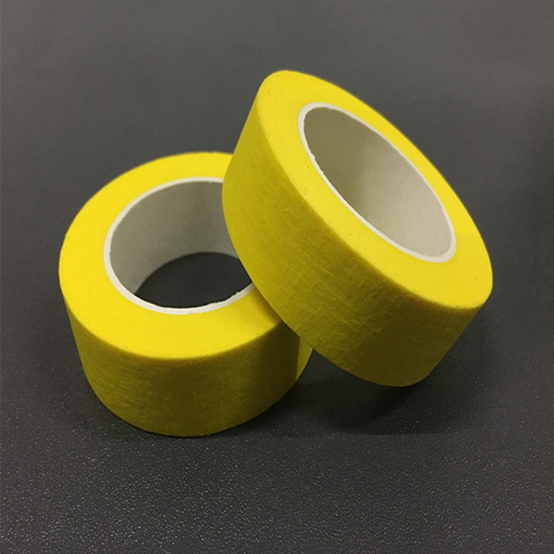 喷漆遮蔽美纹纸批发 白色黄色美纹纸胶带 汽车装修皱纹纸