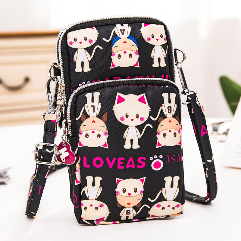 Fábrica directa para bolsos de teléfono móvil bolsos de mujer bolsos de pantalla grande bolsos de cambio bolsos de cuello bolsos de muñeca para correr mini vertical