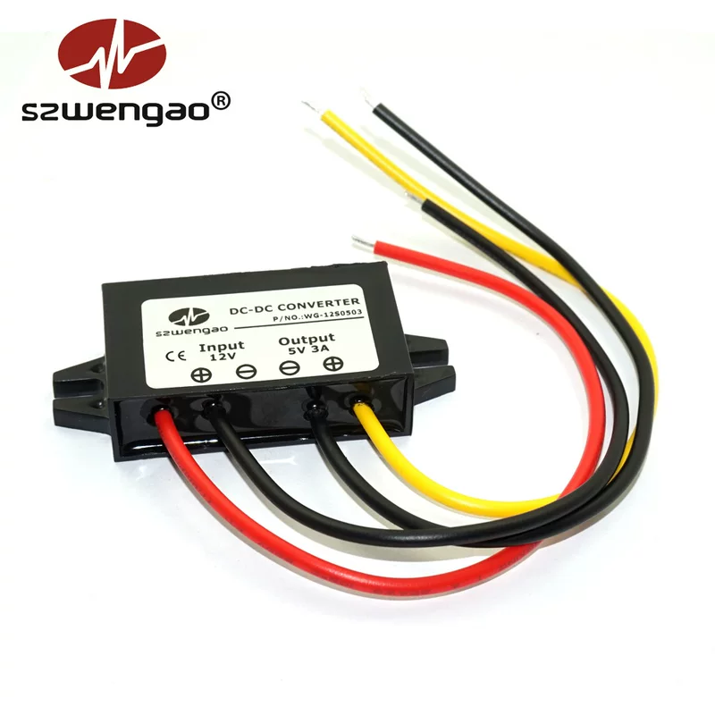 [Stable High Electronics] Преобразователь питания 12V до 5V 3A LED дисплей источник питания DC стабилизатор