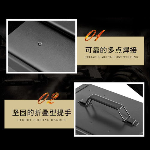 Lithium battery explosion-proof box Foreign trade tool box box protective metal box waterproof and fireproof seal