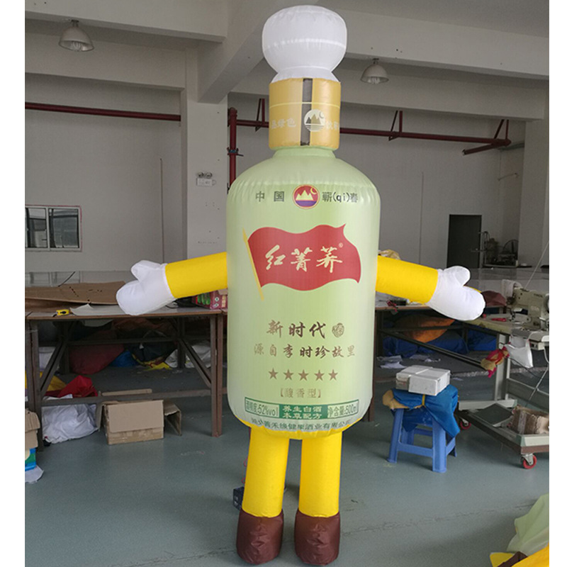 上海吉辰充气卡通气模 可爱充气模人 2米小卡通人偶气模直销批发