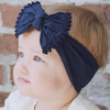 Children's hair accessory, nylon headband with bow, USA