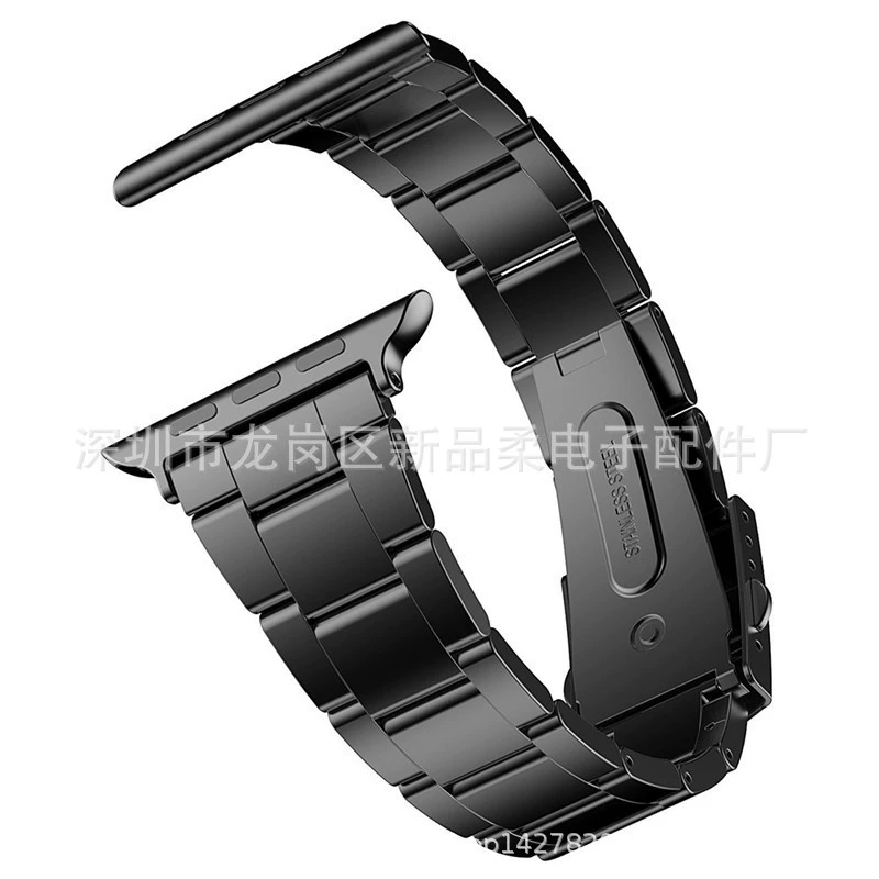 Подходит для Apple 7-го поколения, три бусины трижды бусин, iWatch 7-го поколения, стальной ремешок 6/SE поколения ремешок
