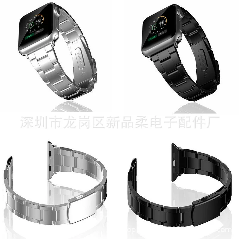 Подходит для Apple 7-го поколения, три бусины трижды бусин, iWatch 7-го поколения, стальной ремешок 6/SE поколения ремешок