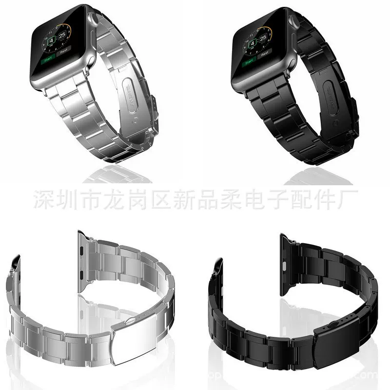 Подходит для Apple 7-го поколения, три бусины трижды бусин, iWatch 7-го поколения, стальной ремешок 6/SE поколения ремешок