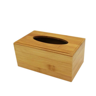Living room desktop Japanese bamboo tissue box bamboo simple tissue box creative household multi-functional storage box