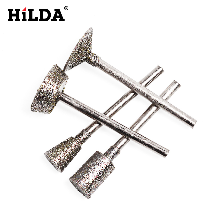 Shihilda Jade ámbar cera de abejas pulido eléctrico molienda talla traje esmeril molienda cabeza molienda aguja 20-piezas conjunto