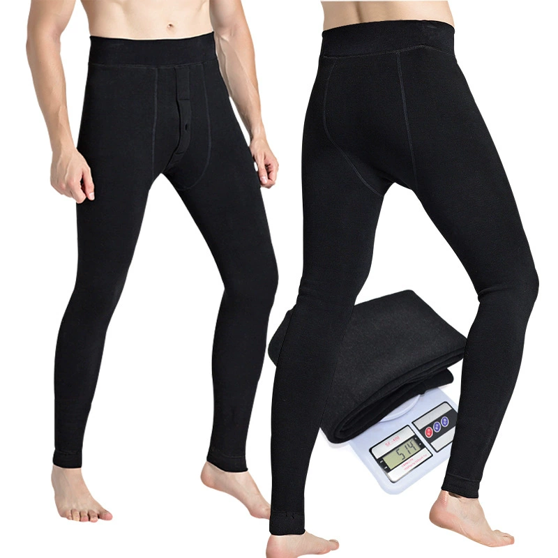 Мужские теплые брюки леггинсы осень зима осень осень осень осень осень осень осень, хлопчатобумажные брюки утолщенный кашемир для защиты талии от холода
