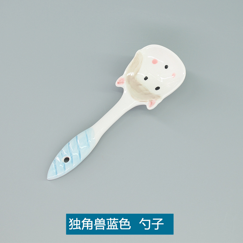 유니콘 스푼 블루