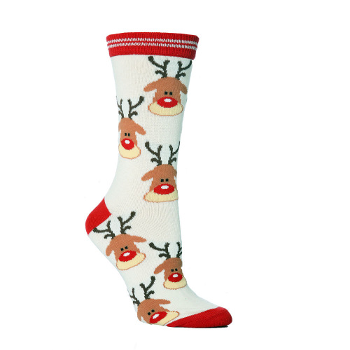 Best-selling Christmas socks in Europe and the United States, new elk men's and women's stockings, personalized cotton socks, mid-calf socks, Halloween socks socks