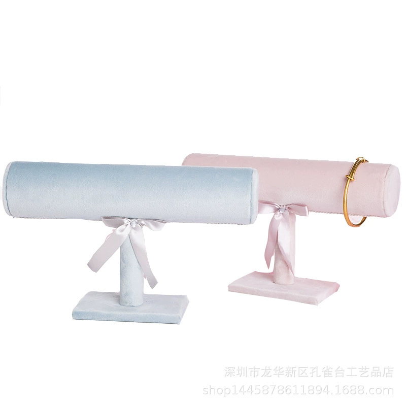 Bracelet Stand (LEEWEITAP) Velvet Jewelry Display, Resin & Fabric, 24×11×15 cm