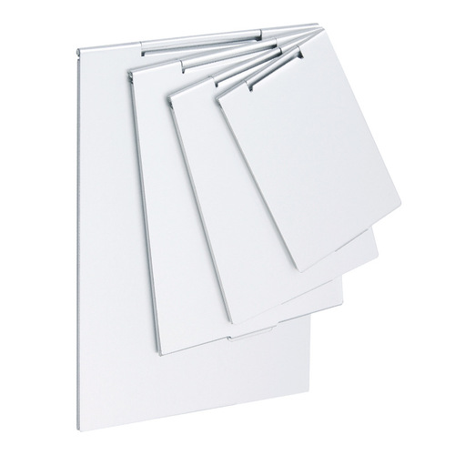 Factory direct sales Ultra-thin aluminum mirror Folding small mirror Simple mini mirror Desktop makeup mirror