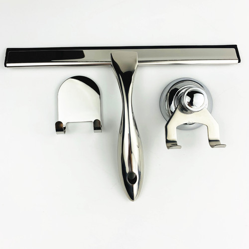 Household wholesale glass manual stainless steel glass brush window scraper cleaner window cleaning tool bathroom glass scraper