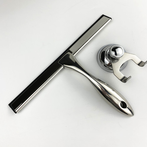 Household wholesale glass manual stainless steel glass brush window scraper cleaner window cleaning tool bathroom glass scraper