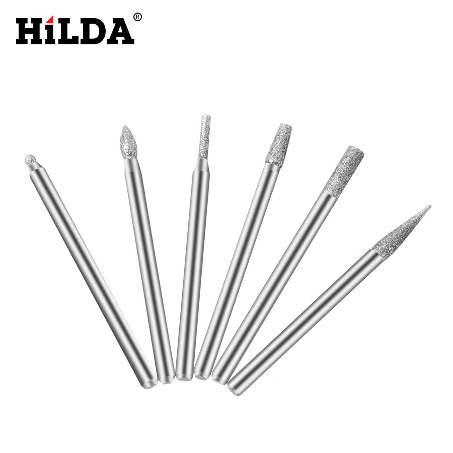 Hilda diamante molienda cabeza traje eléctrico accesorios pulido cabeza magnética cabeza de molienda