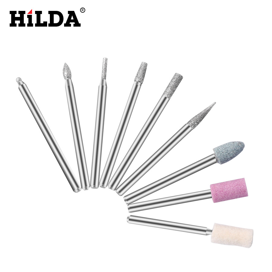 Hilda diamante molienda cabeza traje eléctrico accesorios pulido cabeza magnética cabeza de molienda
