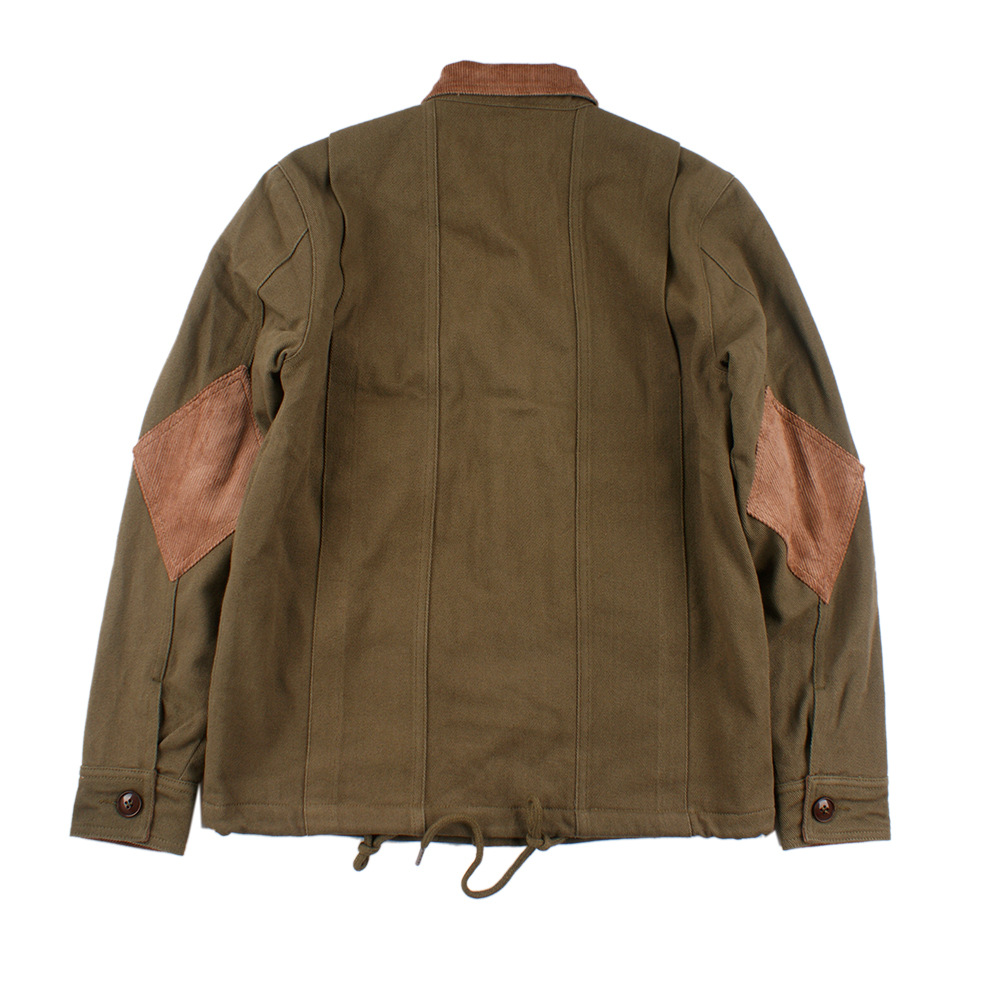 Otoño e Invierno de los hombres nuevos collar de soporte forro polar chaqueta gruesa multi-Bolsillo PANA parche gruesa chaqueta acolchada de los hombres