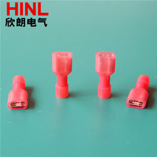 尼龙全绝缘端子FDFN1.25-110母全绝缘线鼻子1.25-187插簧1.25-250