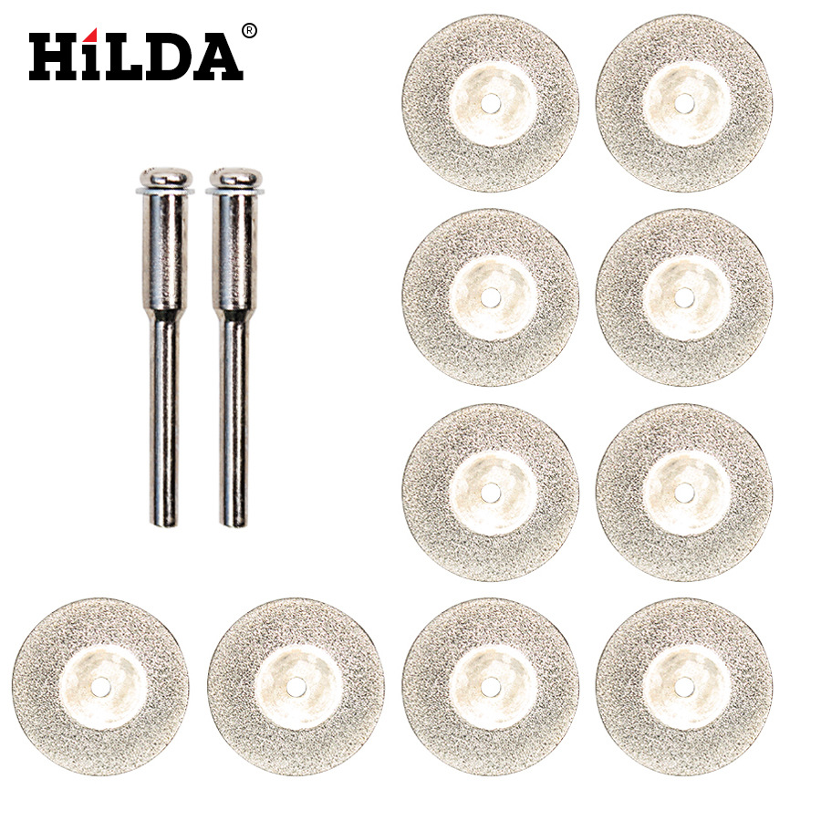 Directo de fábrica Hilda diamante cuchilla de corte, hoja de sierra engrosada hoja de sierra 30, 40, 50mm12 sets