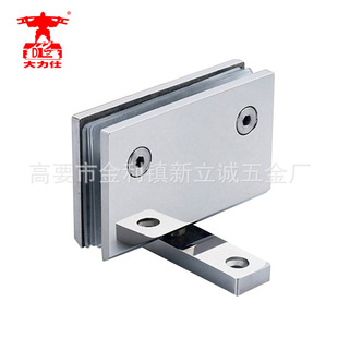 Shower room accessories bathroom door clip glass door clip 360 free rotation up and down bathroom clip square hinge