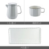 Scandinavian coffee brand set, ceramics, simple and elegant design, wholesale