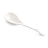 Ceramic spoon wholesale big soup spoon rice spoon table spoon Top restaurant hotel commercial pure white spoon wholesale creative public use