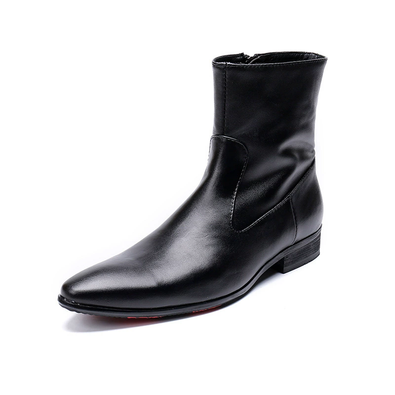 Ботинки Martin, Мужские осенне-зимние модные ботинки в Корейском стиле, Длинные кожаные ботинки, высокие мужские ботинки на шнуровке, джинсовые ботинки для верховой езды