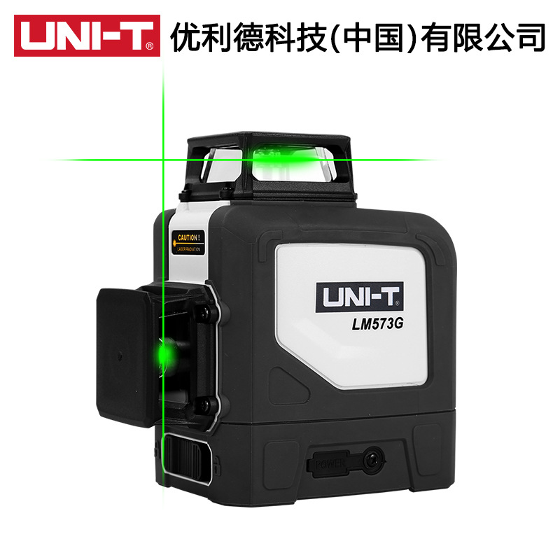 优利德激光水平仪绿光8/12线贴墙仪高精度打线投线仪多方位水平仪