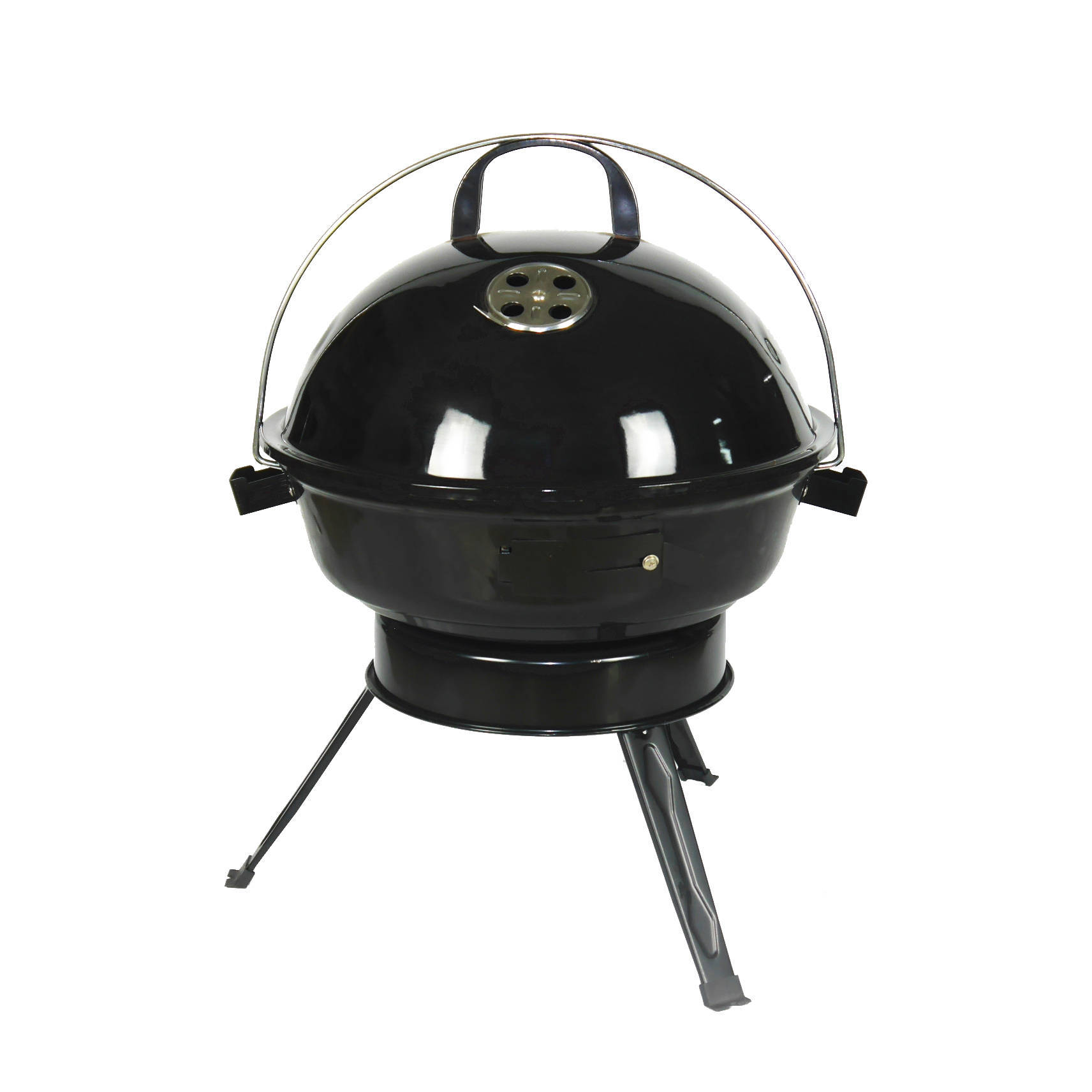 14 pulgadas plegable esférico barbacoa horno de fútbol barbacoa horno al aire libre barbacoa de carbón Parrilla portátil plegable Apple estufa