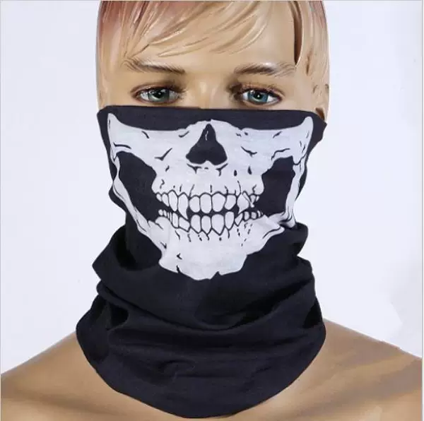 Riding Mask Warm Wai Bo Halloween Props Seamless Multifunctional Magic Headscarf Varied Skull Headscarf