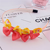 Fashionable children's headband with bow for princess, hair accessory, Korean style