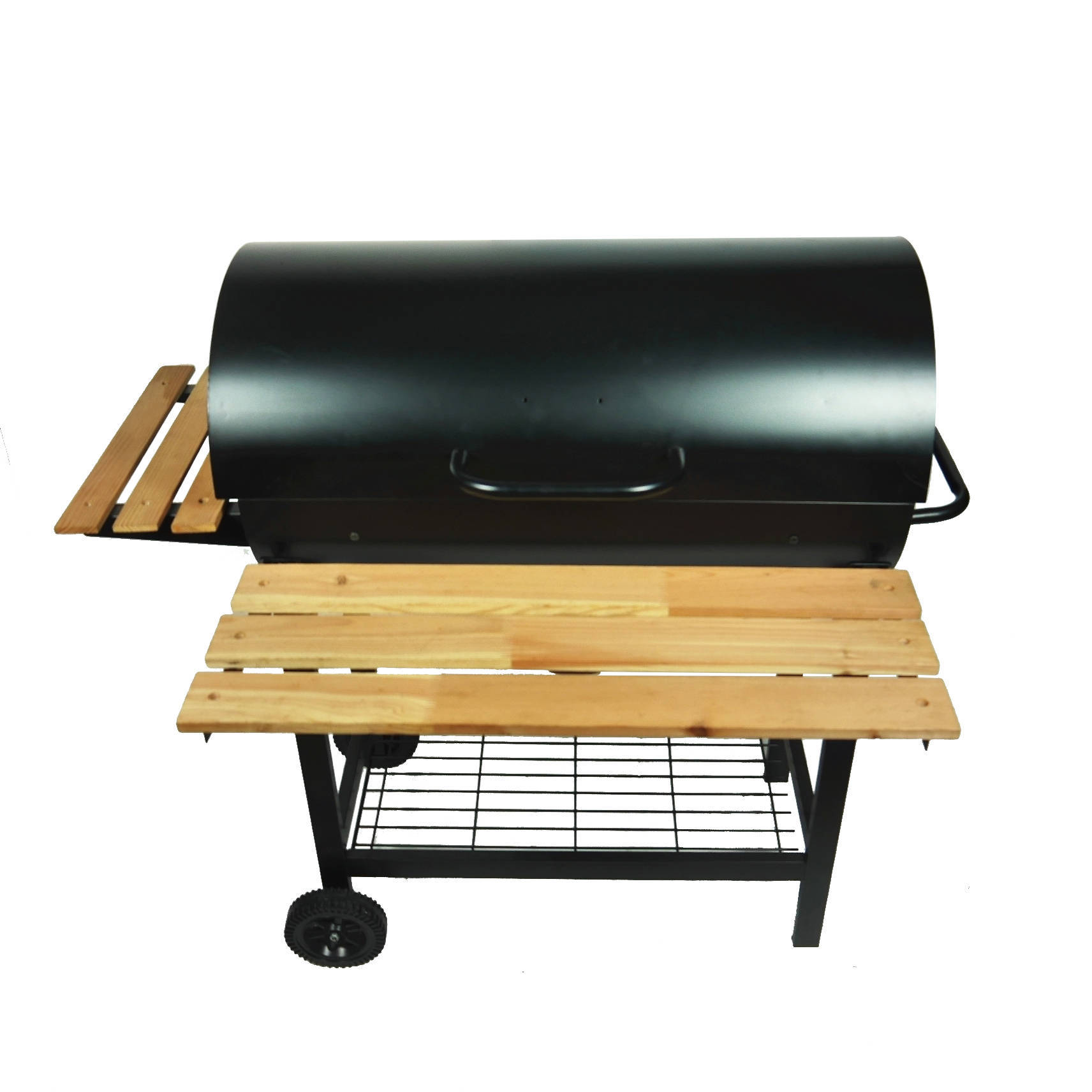 Fábrica se especializa en la producción de estufa de barbacoa 42cm barril de aceite estufa con ruedas Push-Pull barbacoa al aire libre barbacoa parrilla barbacoa