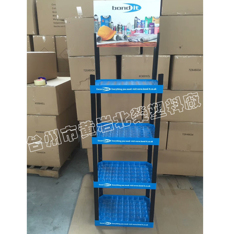 三层53*35陈列架食品饮料红酒陈列铺货展台可便携展示架货架