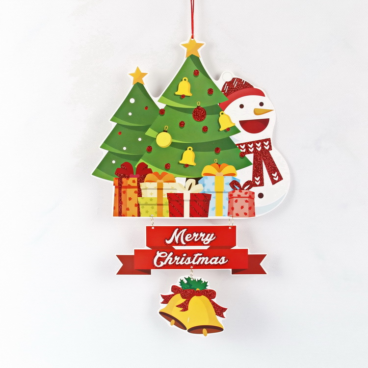 Navidad creativa Garland adornos de Navidad pegatinas decorativas listado centro comercial tienda decoración del hogar suministros de Navidad lote