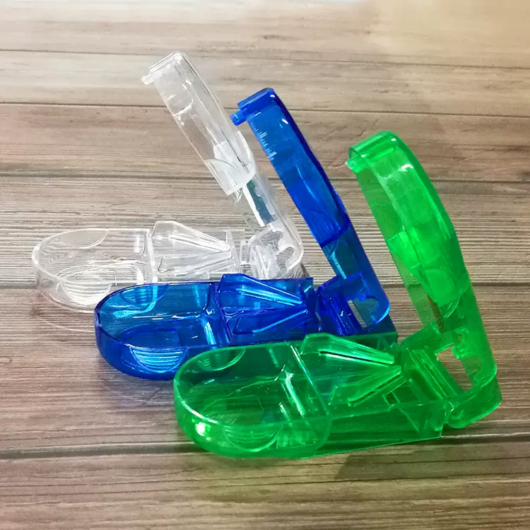 长方形切药器 便携随时药品分药盒切片药盒分割器掰药器 分药盒子