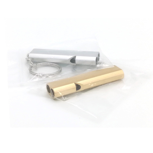 Outdoor whistle high-pitched double-hole whistle sports training wilderness life-saving supplies wilderness survival edc equipment