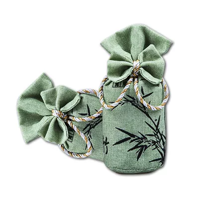 Aktiv kömürlü qoxu uducular Carbon Bag Plum Orchid Bamboo Chrysanthemum - pineapple-charcoal-bag-250g-bamboo-green-8523cm