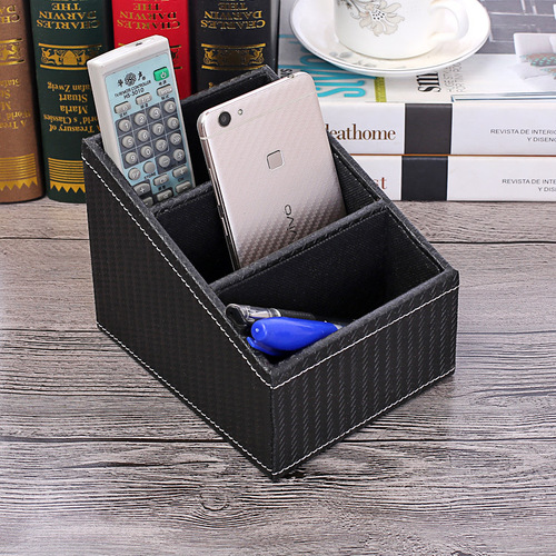 Desktop storage box European style remote control storage box creative home supplies pen holder storage box printable LOGO