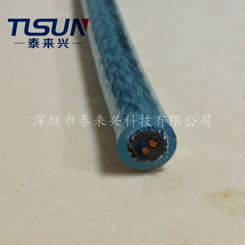 供应SY Flexible Cable电缆 2*0.75平方 钢丝编织双层护套电缆线