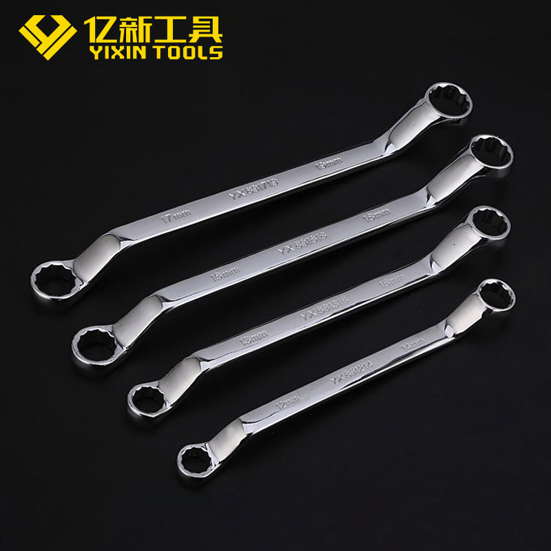厂家直销五金亿新工具6-46MM镜面梅花扳手套装双头梅花扳手批发