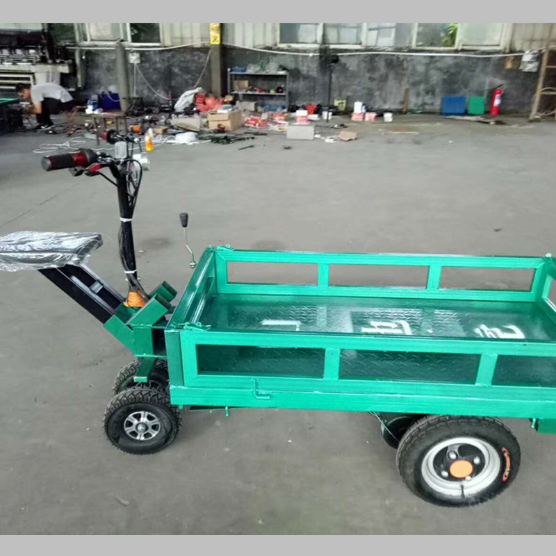 Electric flatbed truck