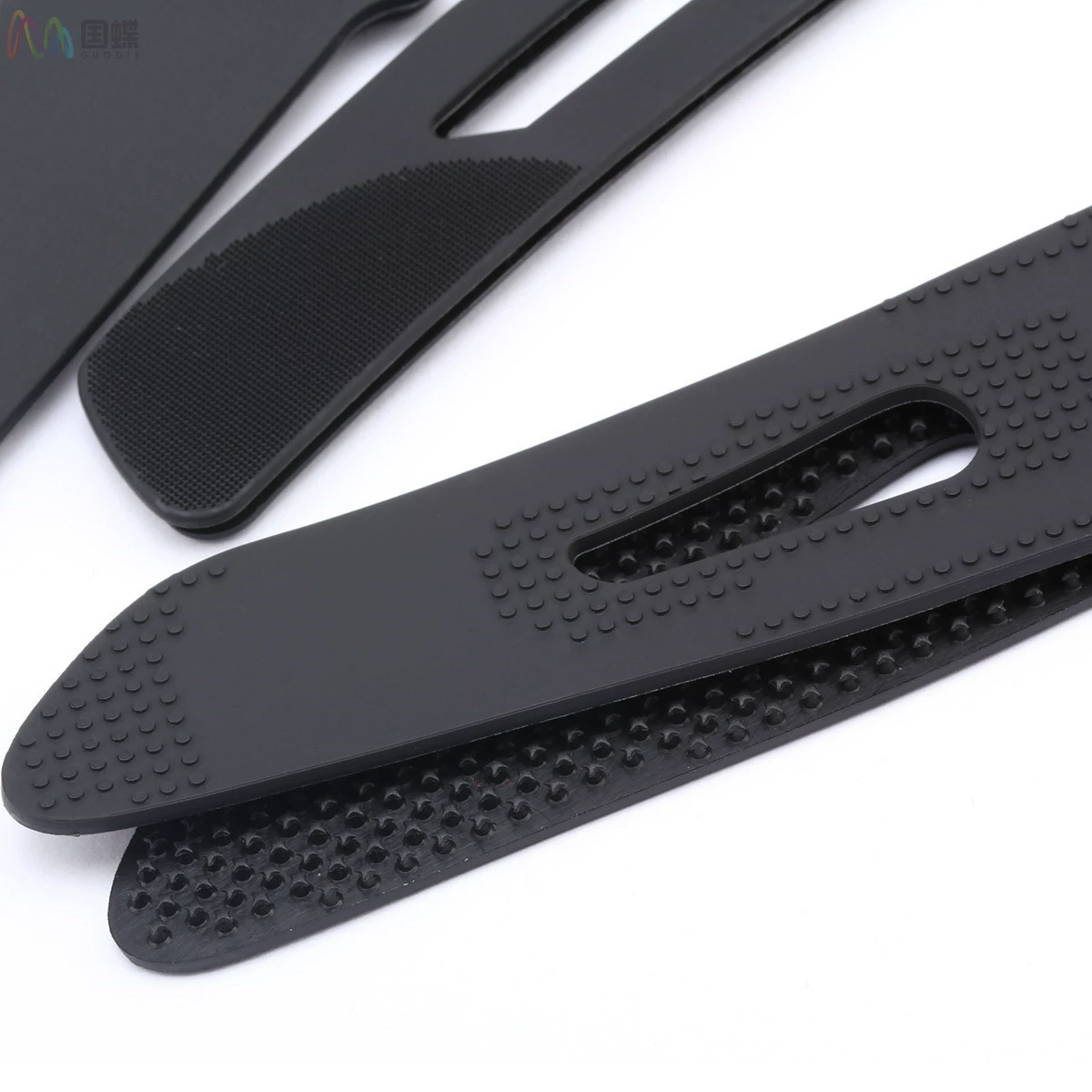 Пластиковый ремешок на манжету — липучка Velcro для одежды, 10×3 см, лёгкий, на заказ