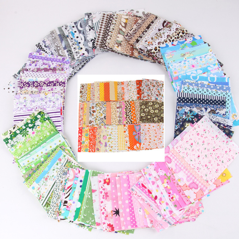 Qiaosi cotton cotton cloth group 50 diy small flower cloth head pastoral flower 10*10cm cotton handmade doll Qiaosi cotton cotton cloth group 50 diy small flower cloth head pastoral flower 10*10cm cotton handmade doll