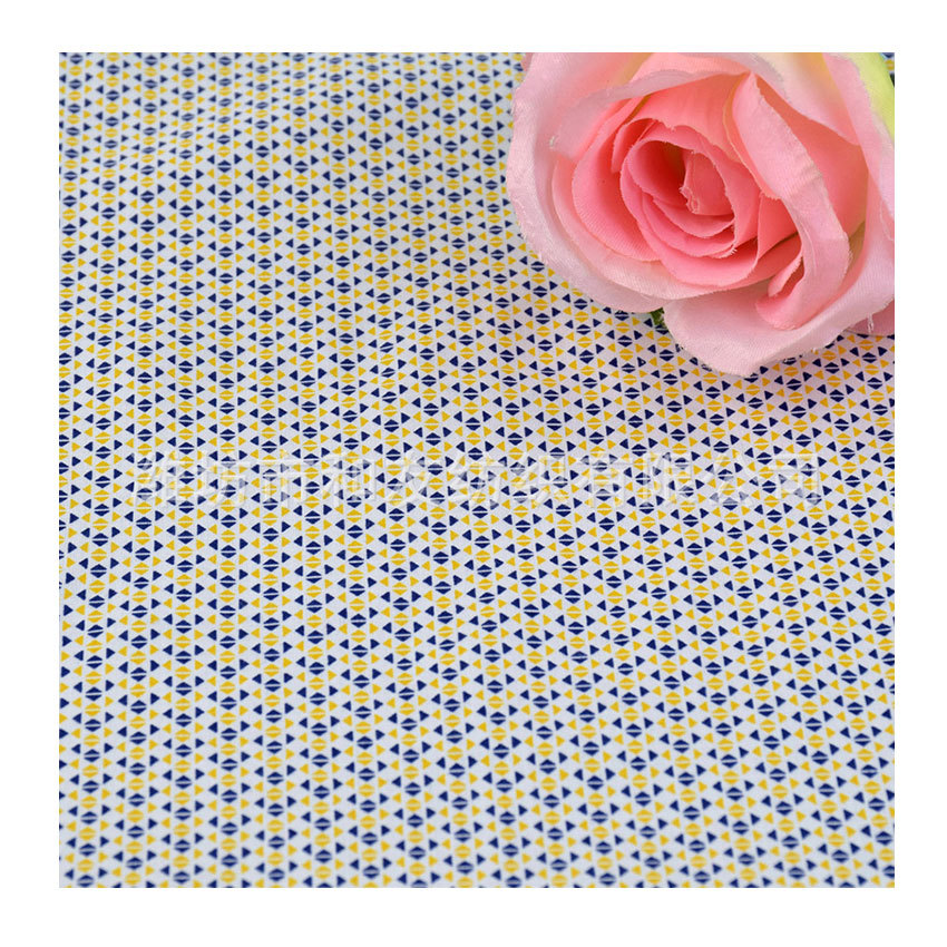 梭织 60支 棉平纹印花 连衣裙印花布 时装女裙套装面料服装