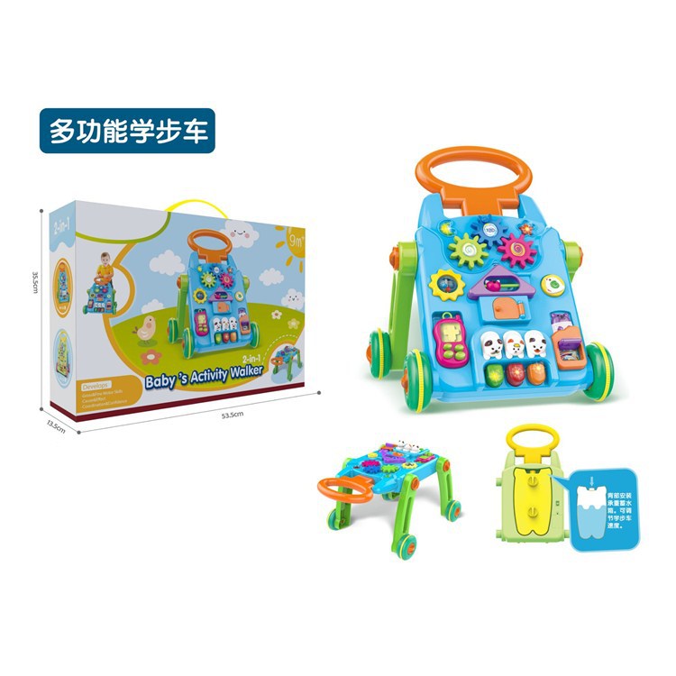 Baby Toddler Trolley Toy Multifunctional Study Table Toddler Trolley Amazon Cross Border Toy