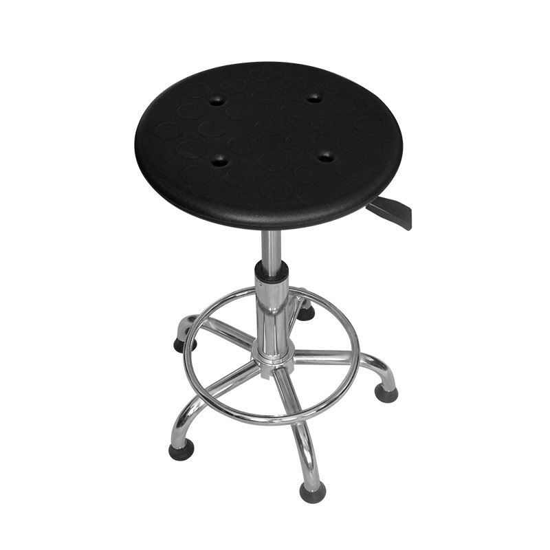 防静电升降圆凳 pu发泡四孔升降防静电椅 实验室洁净凳子椅子现货