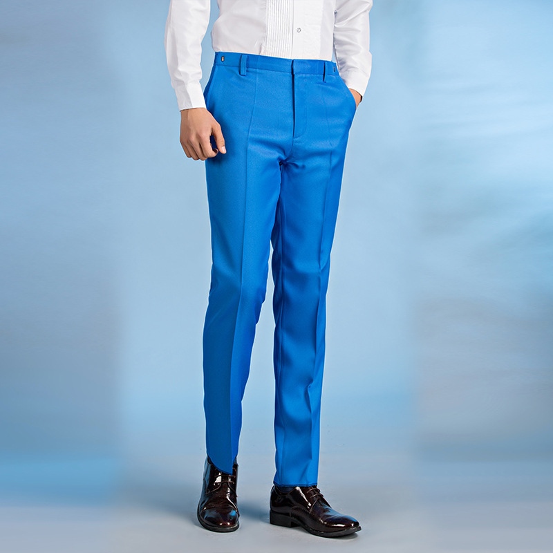 Choir Pants New Style Stage Performance Suit Host Singer Chorus Trousers Photo Studio Business Formal Wear